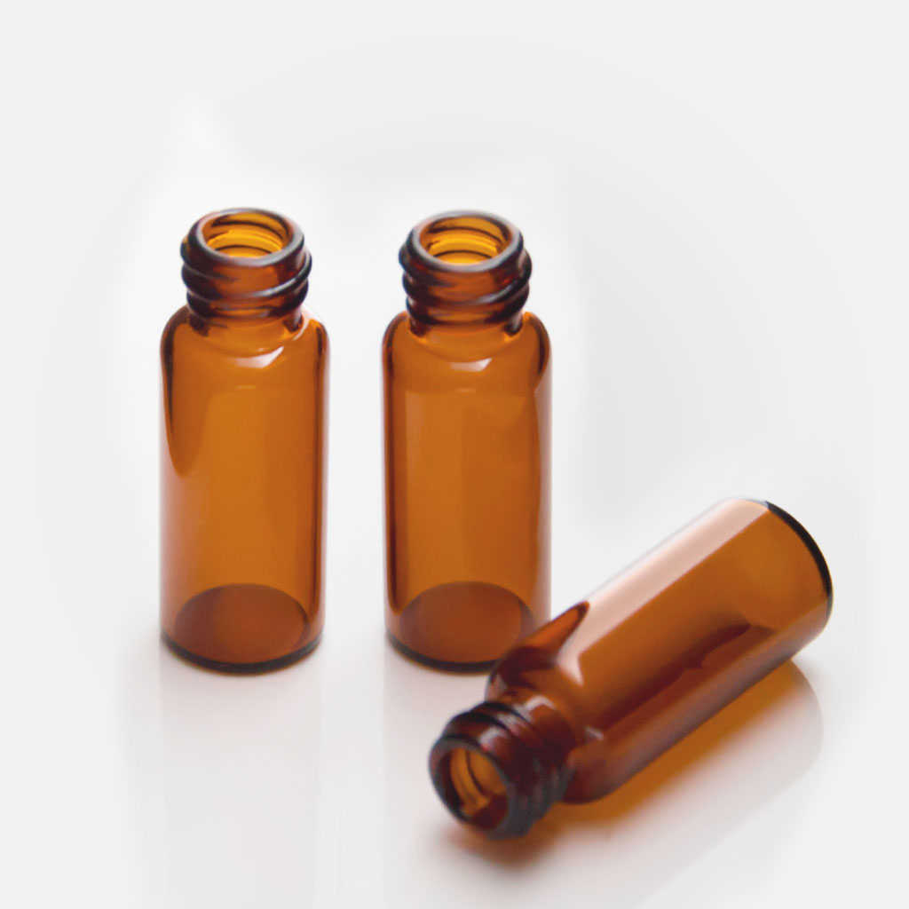 amber 2ml screw cap glass vials with high quality 